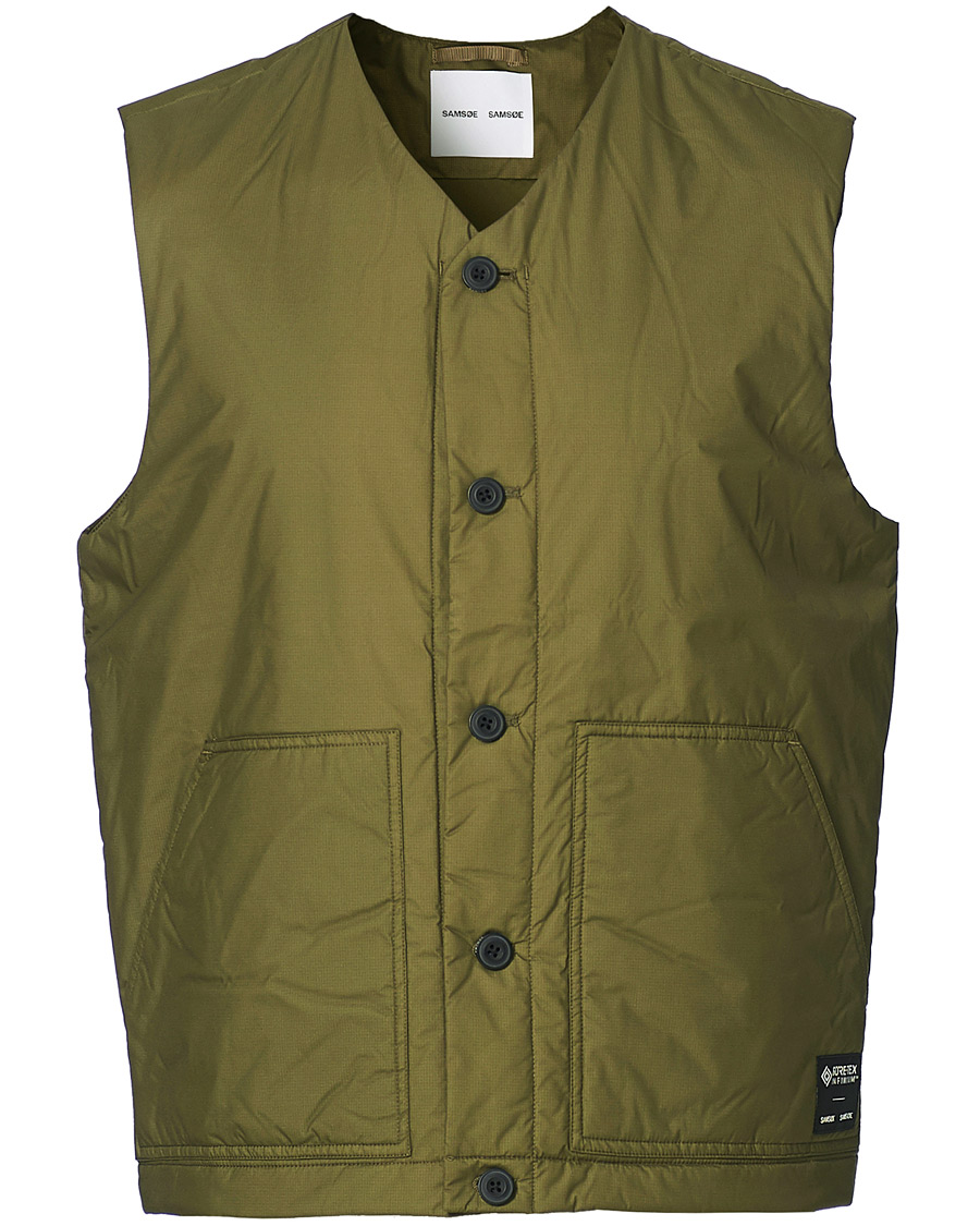 Uomini | Giacche | Samsøe Samsøe | Samsøe & Samsøe Tom Gore-Tex Vest Ivy Green