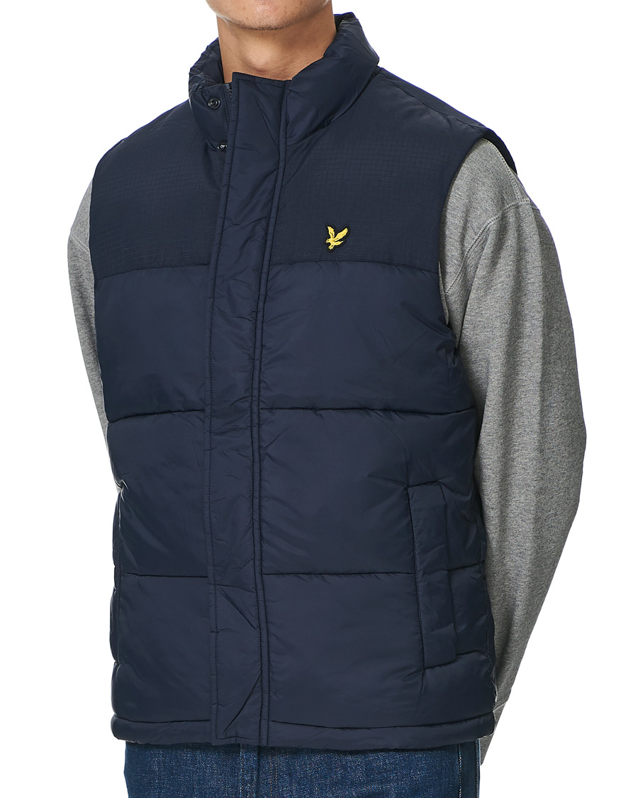 Uomini | Giacche | Lyle & Scott | Wadded Gilet Vest Dark Navy