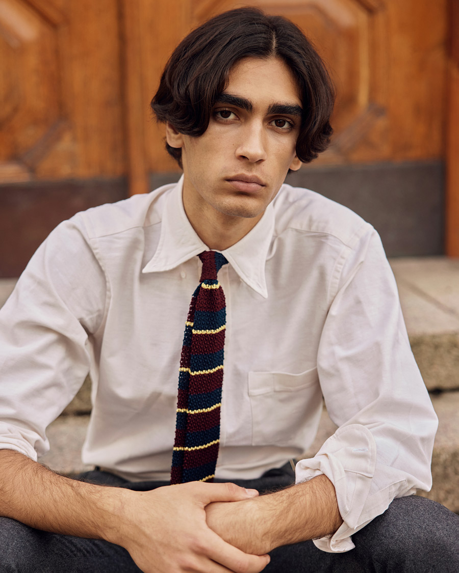 Uomini | Camicie | Drake's | Button Down Oxford Shirt Cream