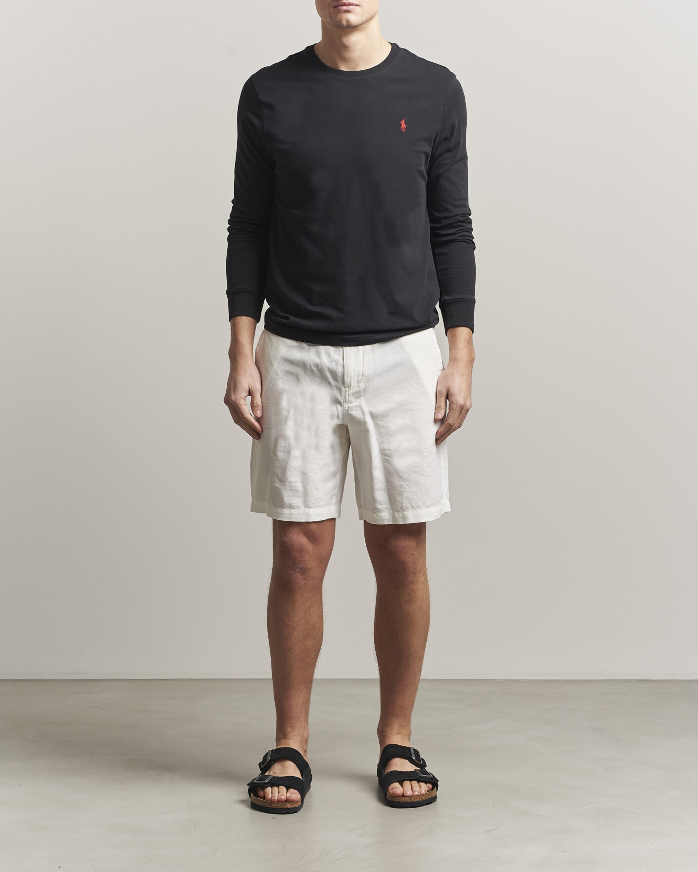 Uomini | T-shirt | Polo Ralph Lauren | Long Sleeve Crew Neck Tee Polo Black