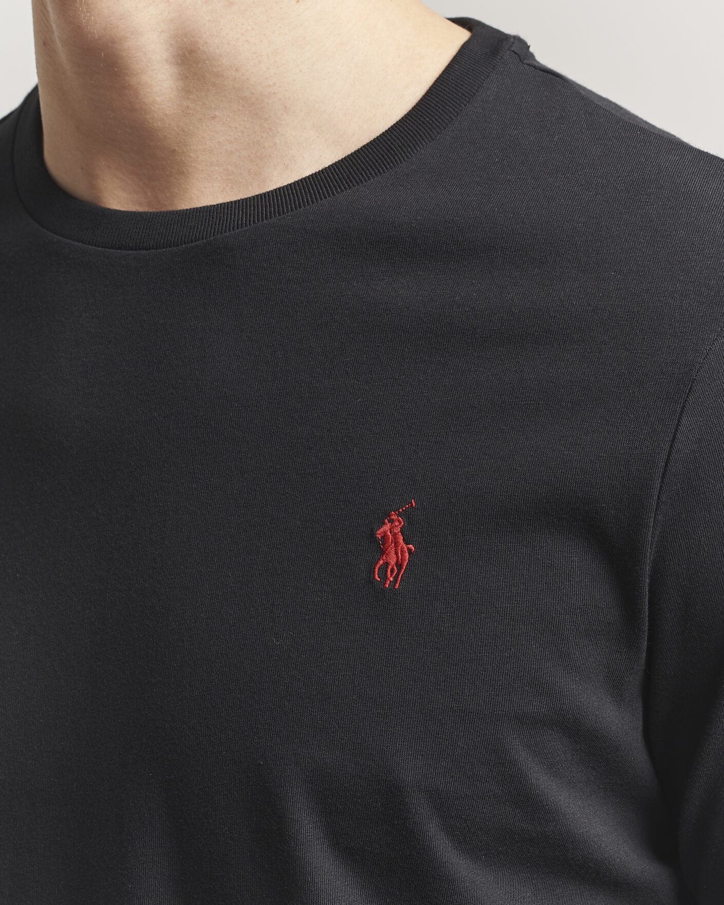 Uomini | T-shirt | Polo Ralph Lauren | Long Sleeve Crew Neck Tee Polo Black