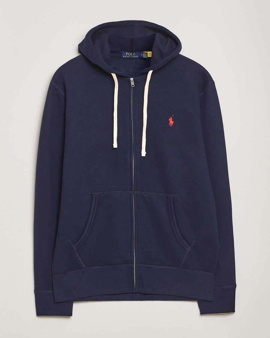 Uomini | Maglieria | Polo Ralph Lauren | Fleece Full Zip Hoodie Cruise Navy