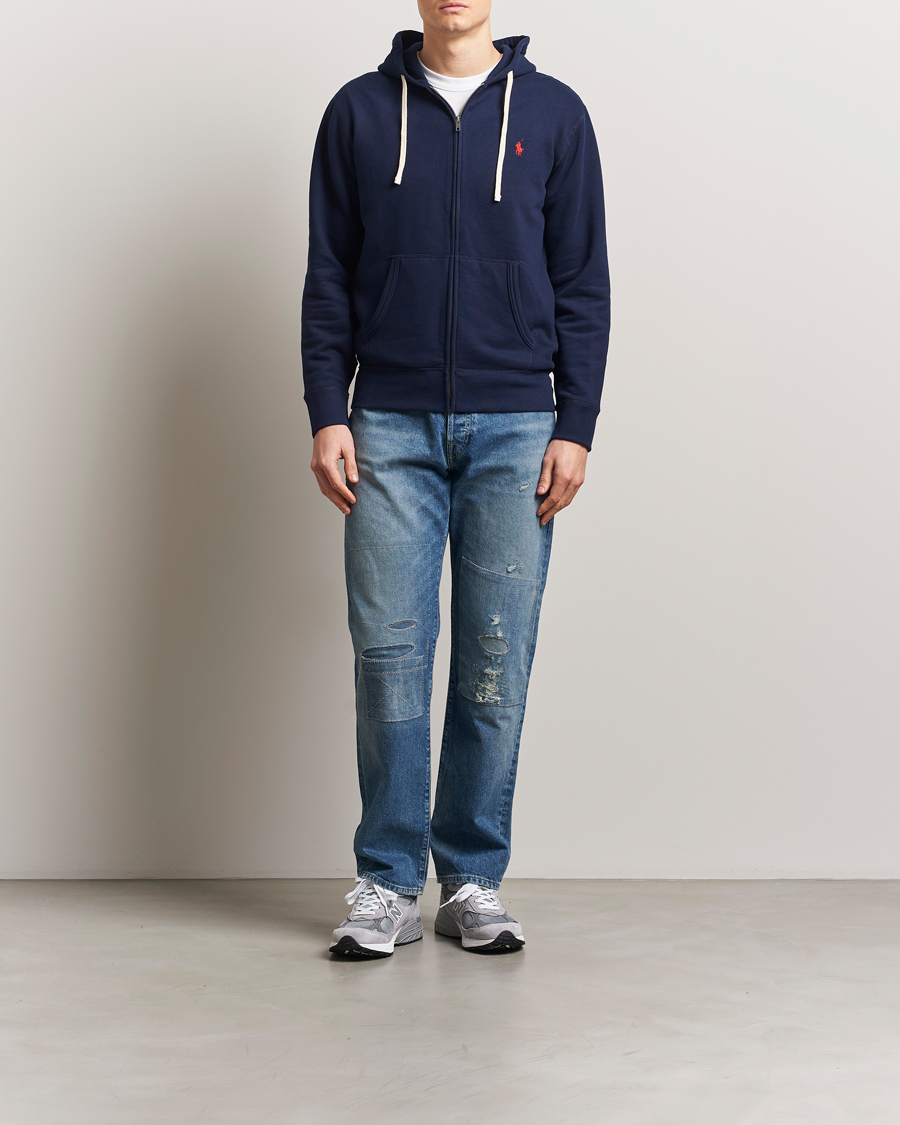 Uomini | Maglieria | Polo Ralph Lauren | Fleece Full Zip Hoodie Cruise Navy