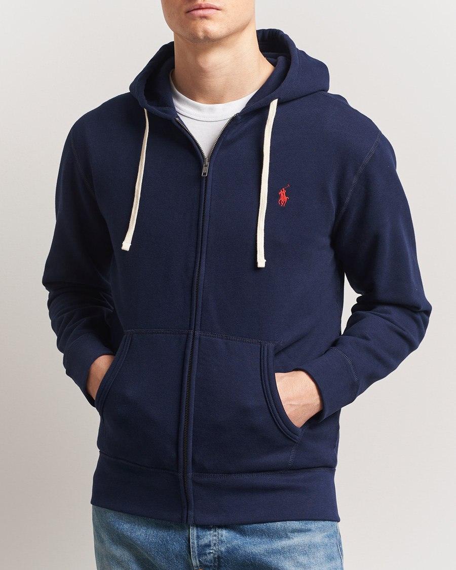Uomini | Maglieria | Polo Ralph Lauren | Fleece Full Zip Hoodie Cruise Navy