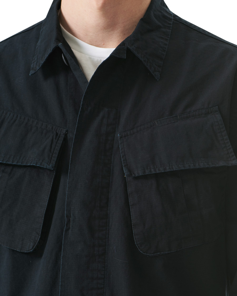 Uomini | Camicie | Polo Ralph Lauren | Military Ripstop Overshirt Polo Black