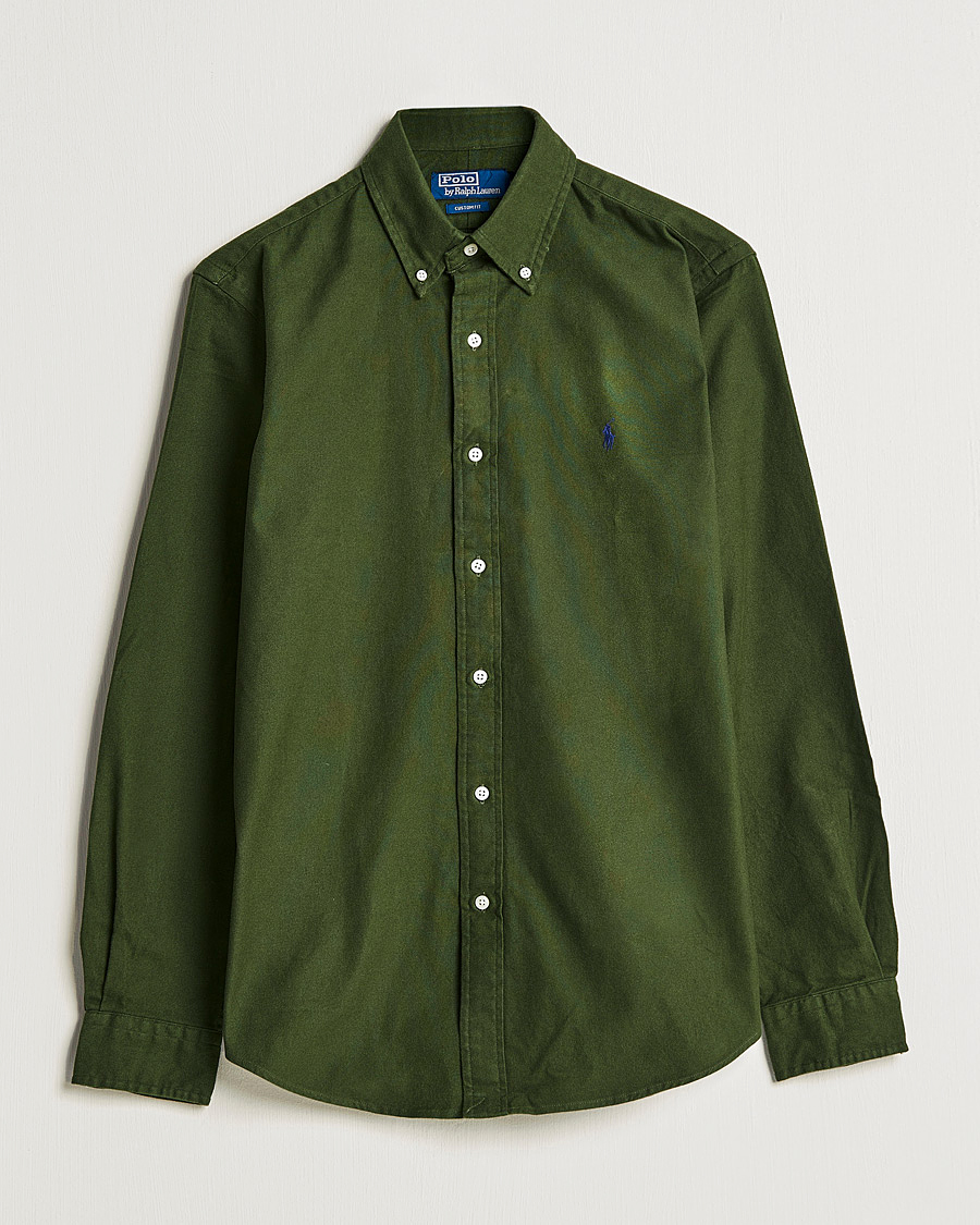 Uomini | Camicie | Polo Ralph Lauren | Brushed Flannel Shirt Classic Drab