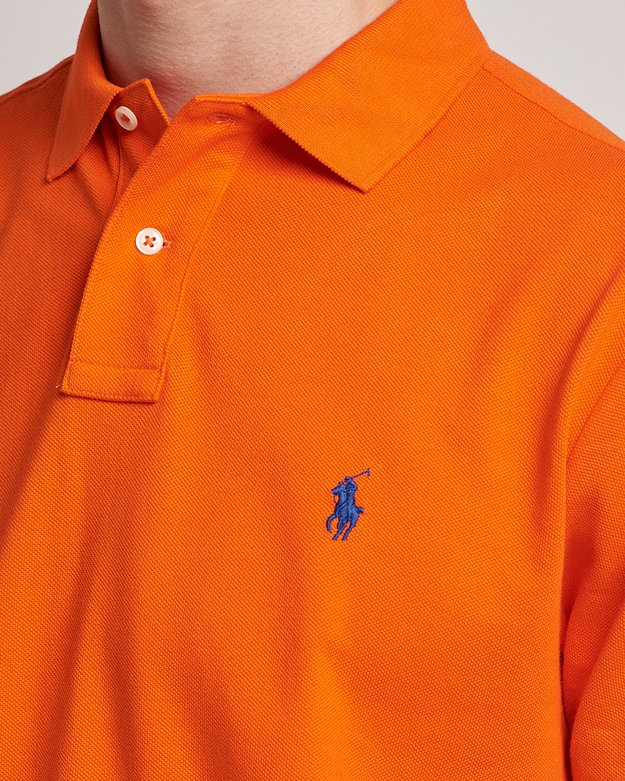 Uomini | Polo | Polo Ralph Lauren | Custom Slim Fit Polo Sailing Orange