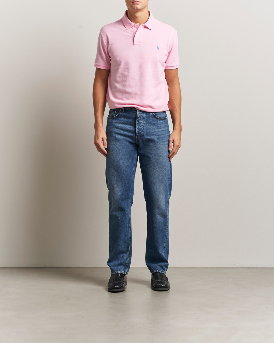 Uomini | Polo | Polo Ralph Lauren | Custom Slim Fit Polo Carmel Pink
