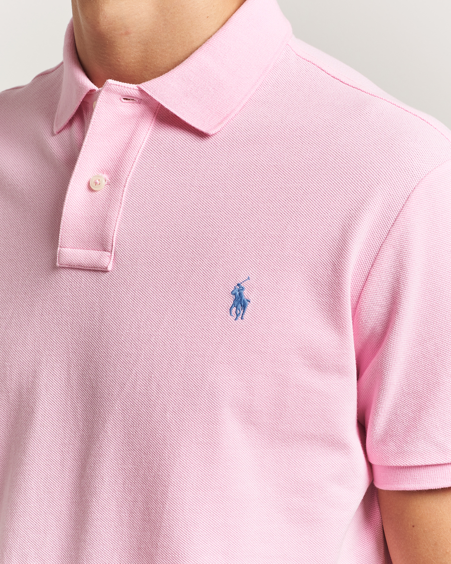 Uomini | Polo | Polo Ralph Lauren | Custom Slim Fit Polo Carmel Pink