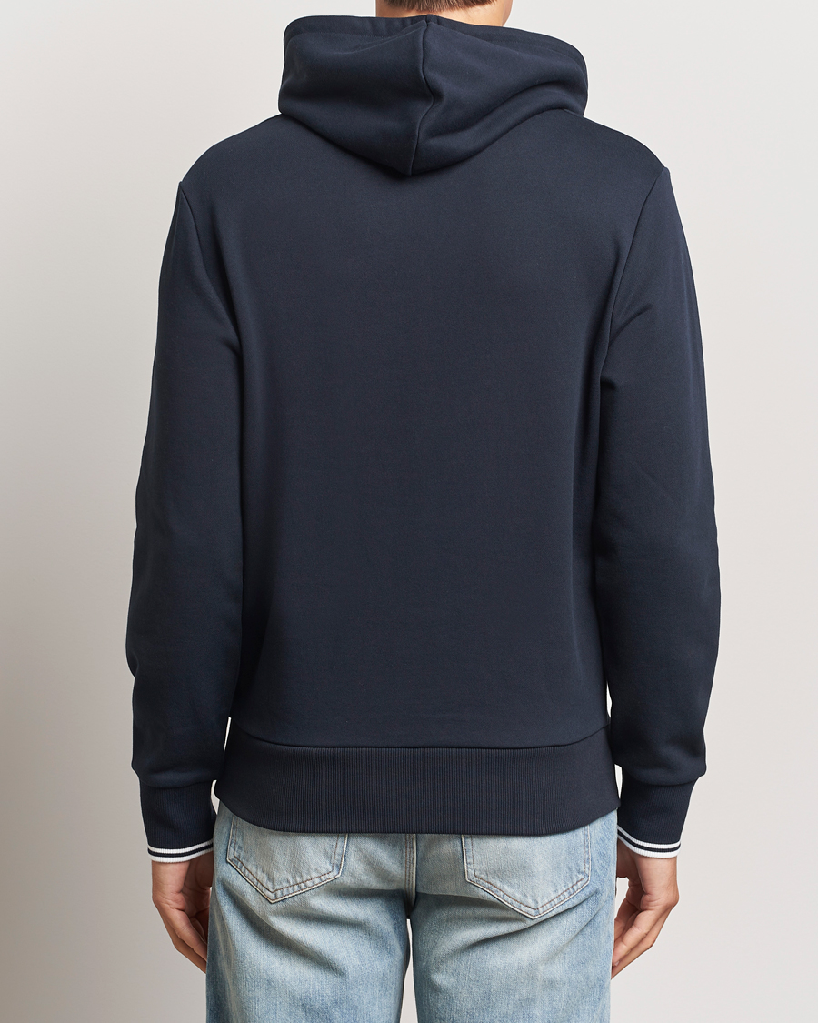 Uomini | Maglieria | Fred Perry | Tipped Hoodie Navy