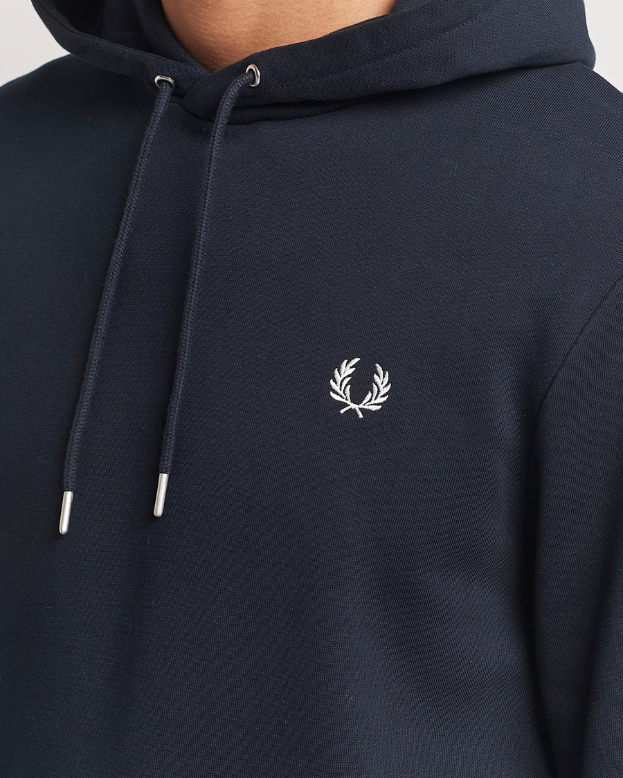 Uomini | Maglieria | Fred Perry | Tipped Hoodie Navy