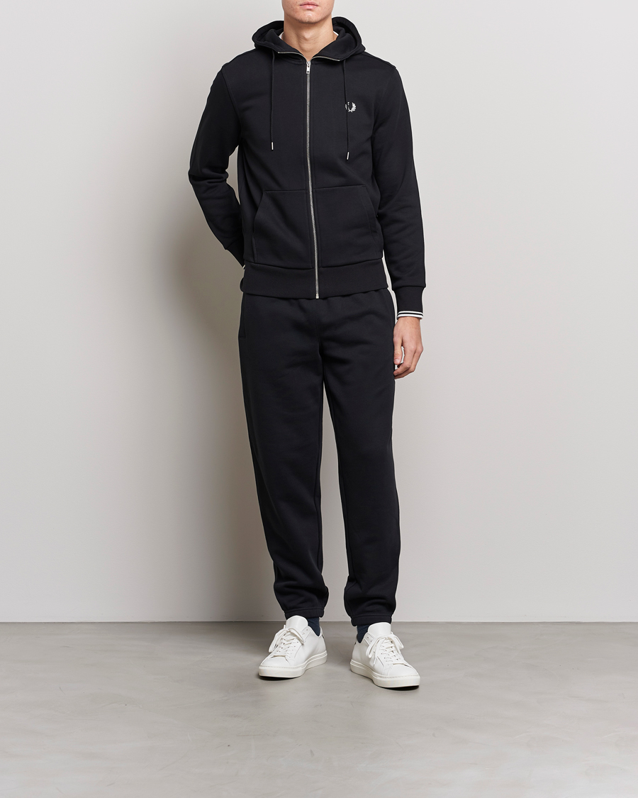 Uomini | Pantaloni | Fred Perry | Loopback Sweatpants Black