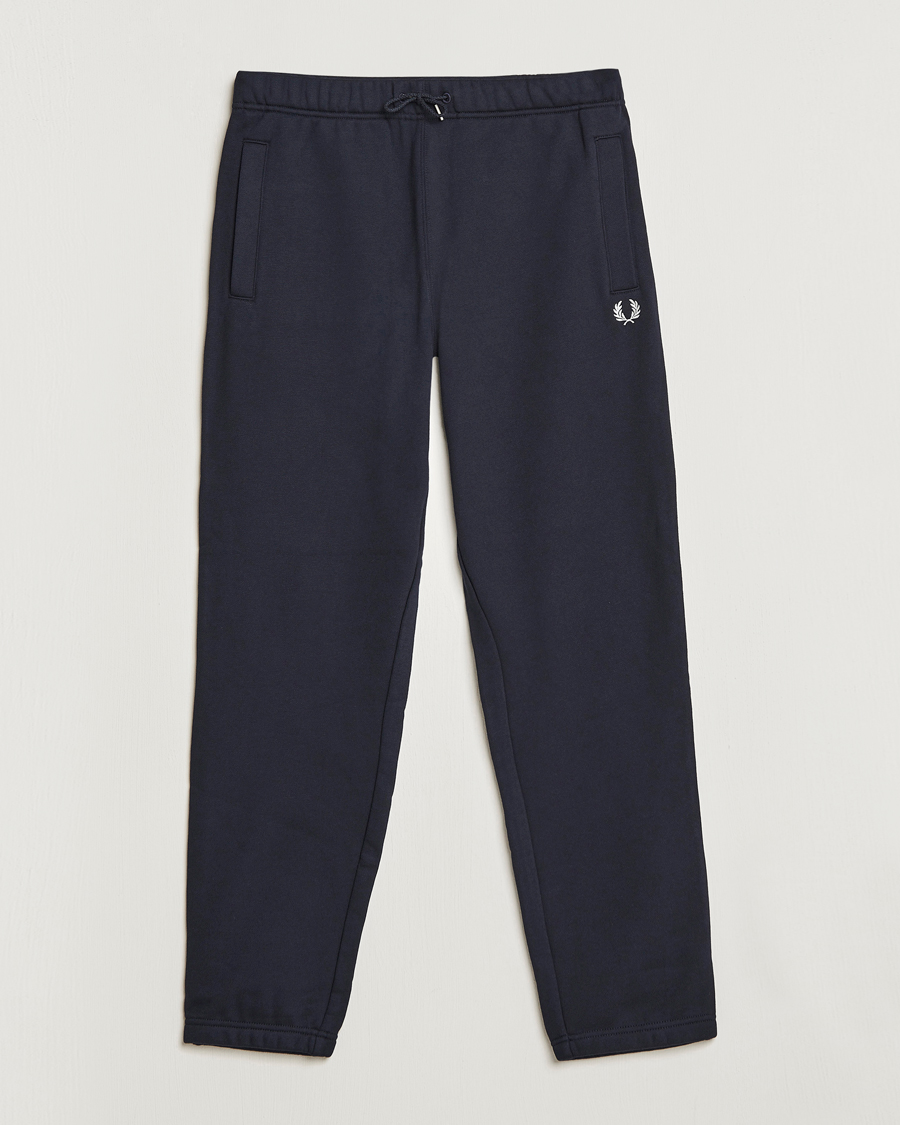 Uomini | Pantaloni | Fred Perry | Loopback Sweatpants Navy