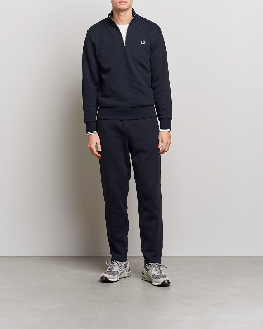 Uomini | Pantaloni | Fred Perry | Loopback Sweatpants Navy