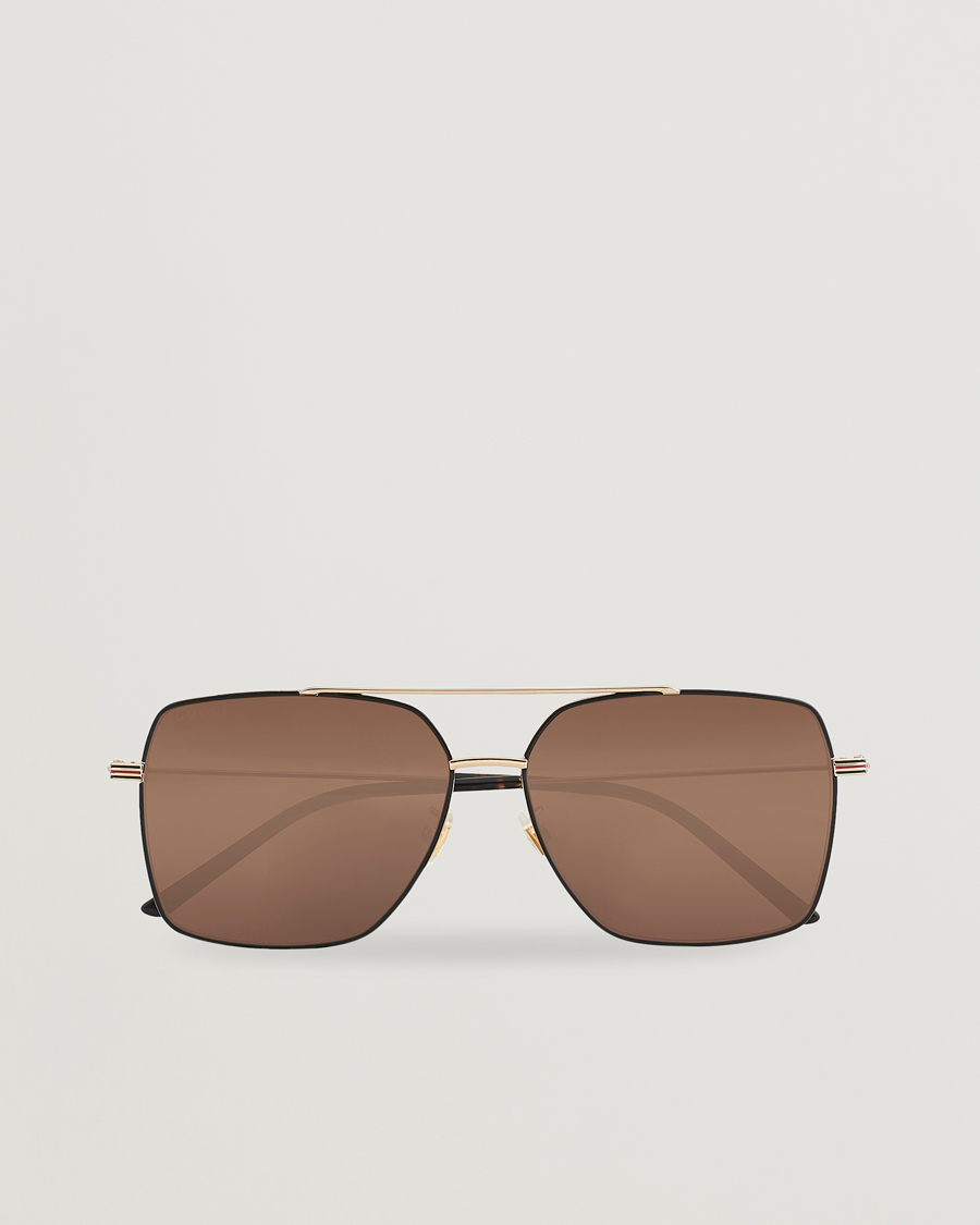 Uomini | Gucci GG1053SK Sunglasses Gold Brown | Gucci | GG1053SK Sunglasses Gold Brown