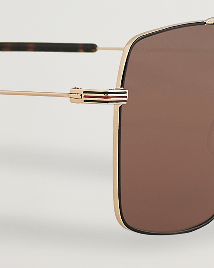 Uomini | Gucci GG1053SK Sunglasses Gold Brown | Gucci | GG1053SK Sunglasses Gold Brown
