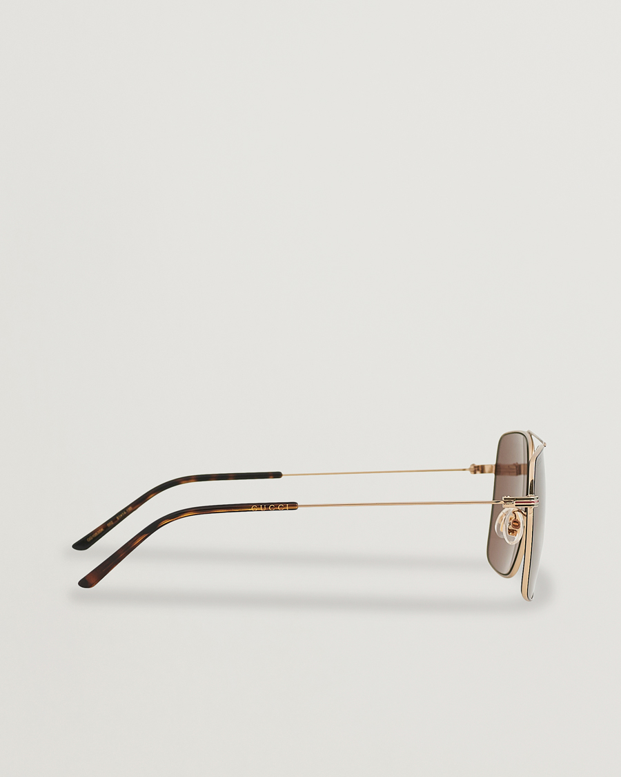 Uomini | Gucci GG1053SK Sunglasses Gold Brown | Gucci | GG1053SK Sunglasses Gold Brown