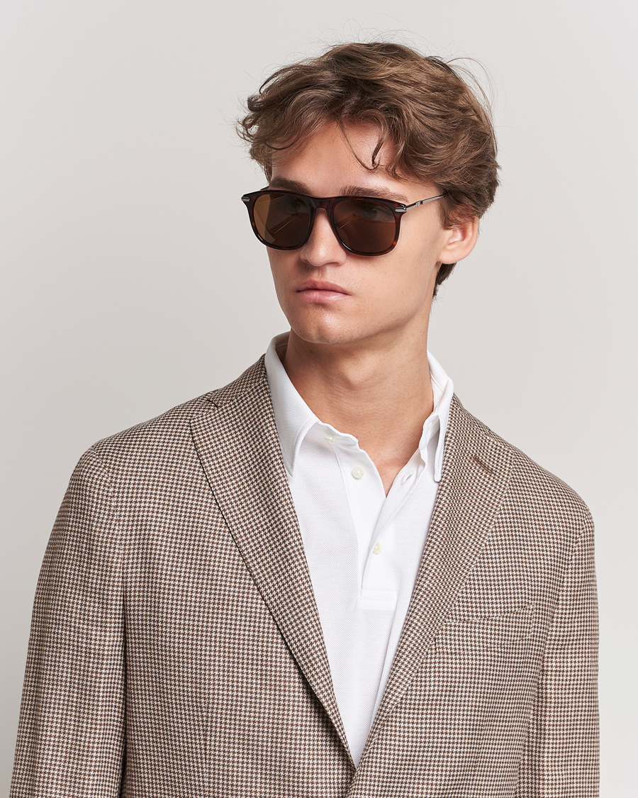 Uomini | Brioni BR0094S Sunglasses Havana Brown | Brioni | BR0094S Sunglasses Havana Brown
