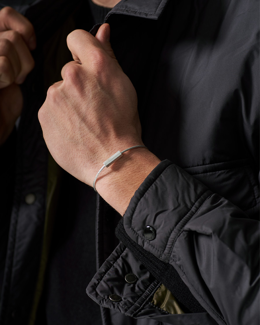 Uomini | LE GRAMME Octagonal Cable Bracelet Brushed Sterling Silver 7g | LE GRAMME | Octagonal Cable Bracelet Brushed Sterling Silver 7g