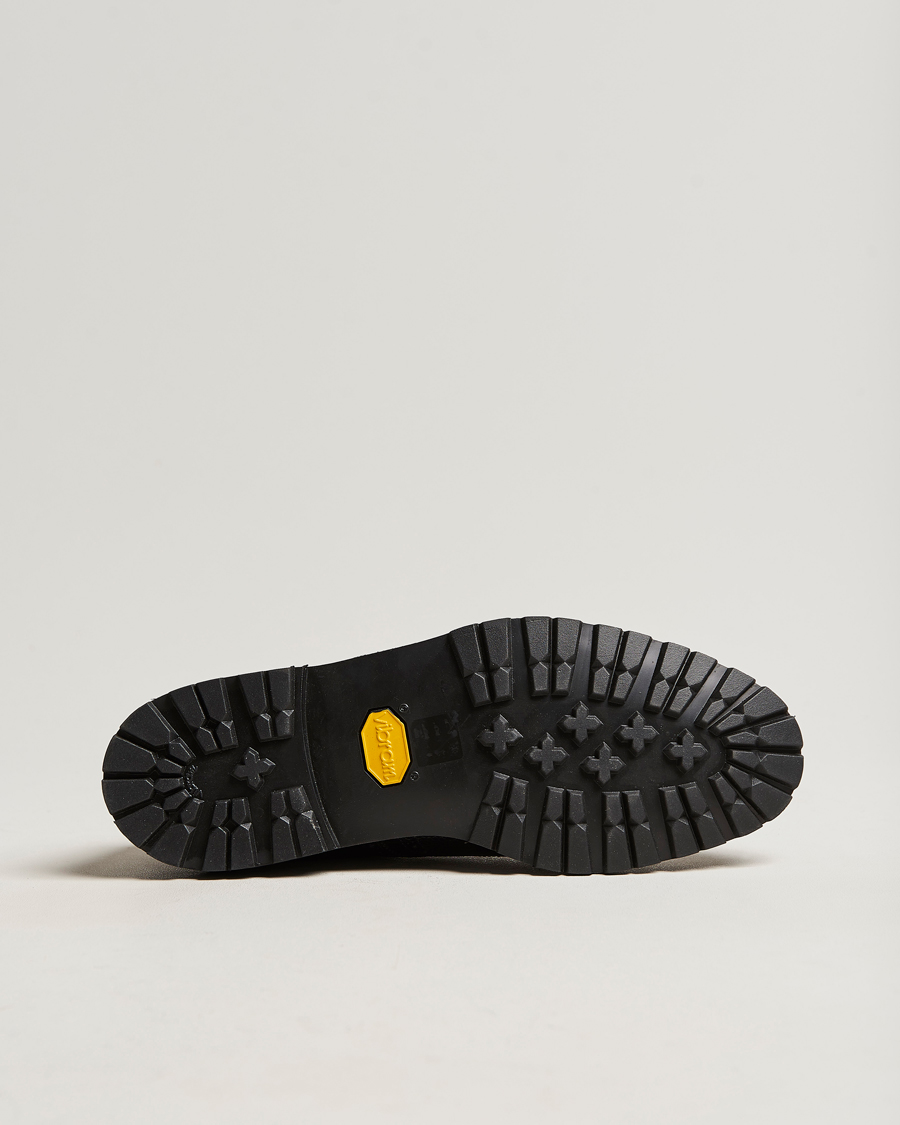 Uomini | Scarpe derby | Crockett & Jones | Pembroke Derbys Scotch Grain Vibram Black Calf