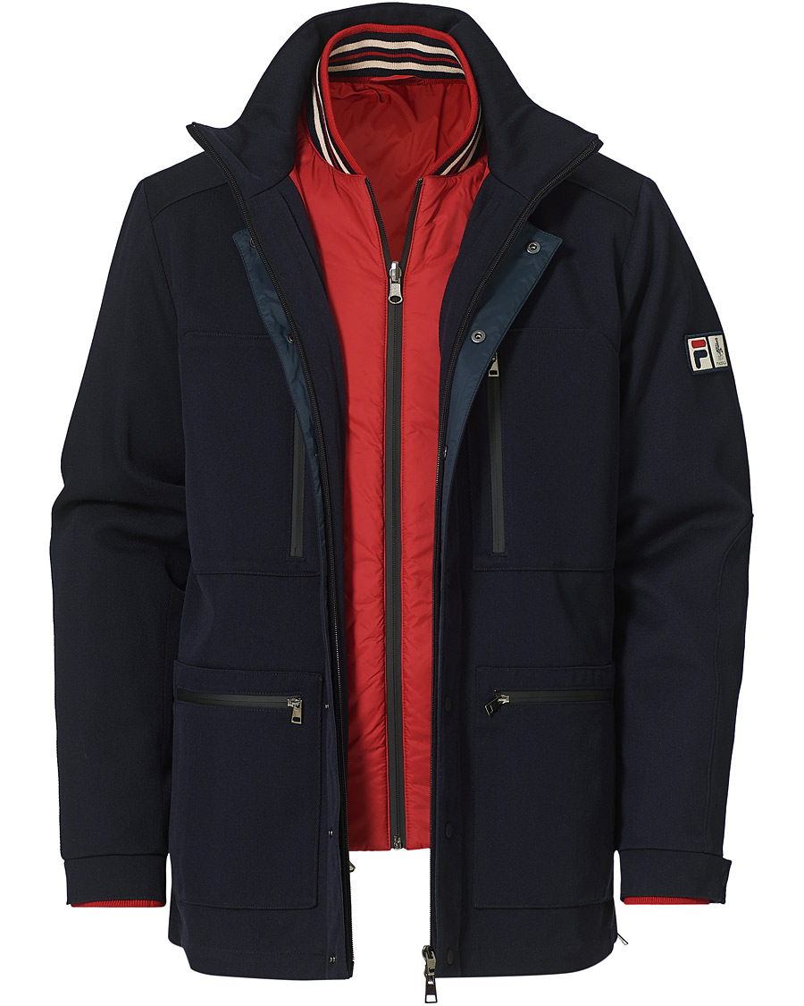 Uomini | Giacche | Piacenza Cashmere | X FILA Telavera Jacket Black