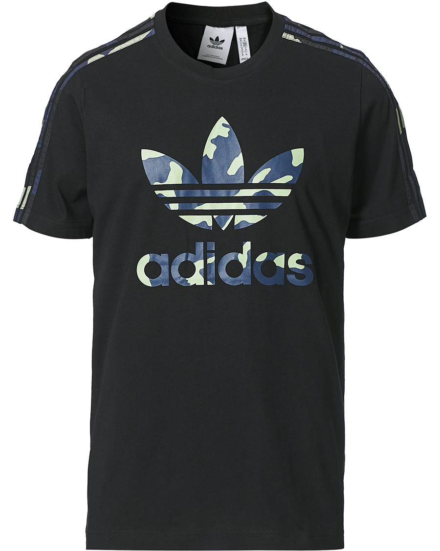 Uomini | T-shirt | adidas Originals | Camo Infill Tee Black