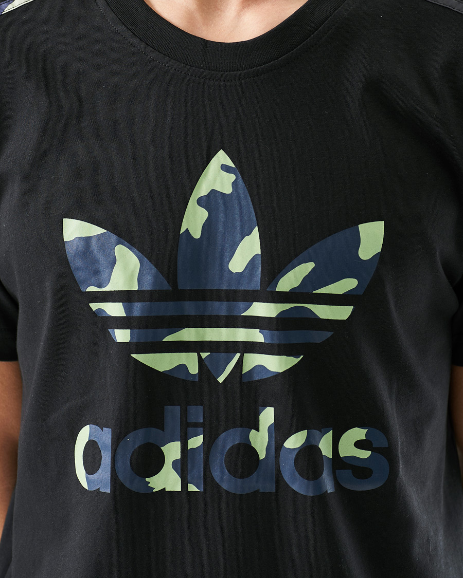 Uomini | T-shirt | adidas Originals | Camo Infill Tee Black
