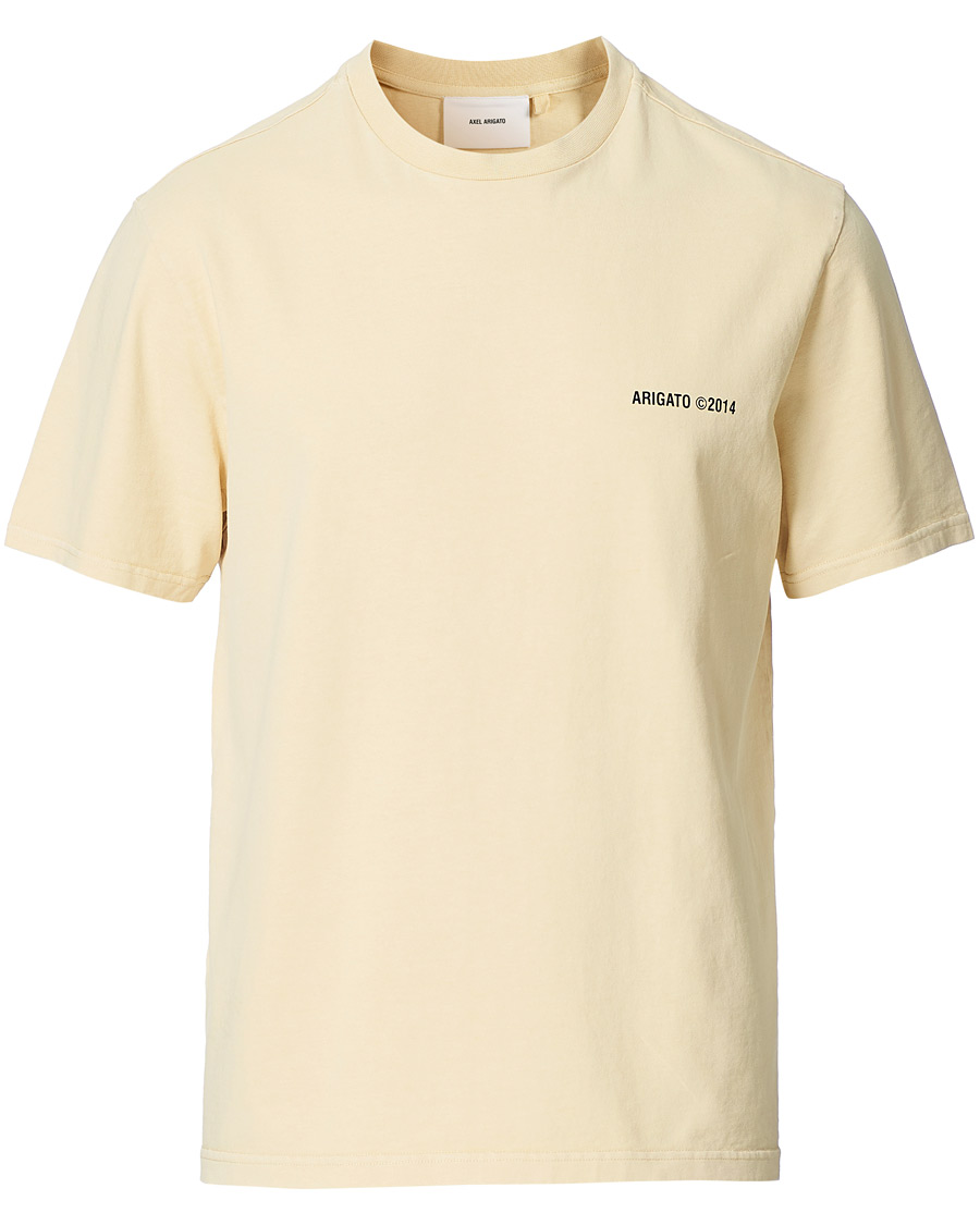 Uomini | T-shirt | Axel Arigato | London Tee Natural Yellow