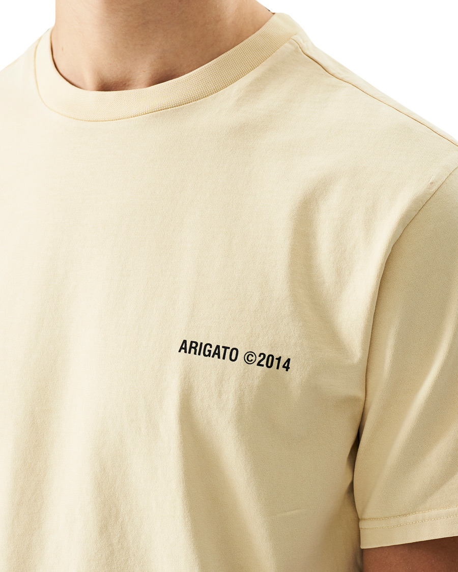 Uomini | T-shirt | Axel Arigato | London Tee Natural Yellow