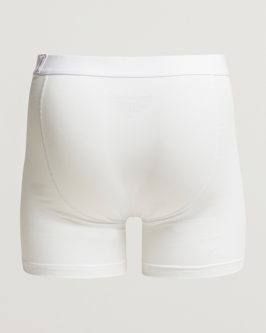 Uomini | Biancheria intima | Bread & Boxers | 3-Pack Long Boxer Brief White