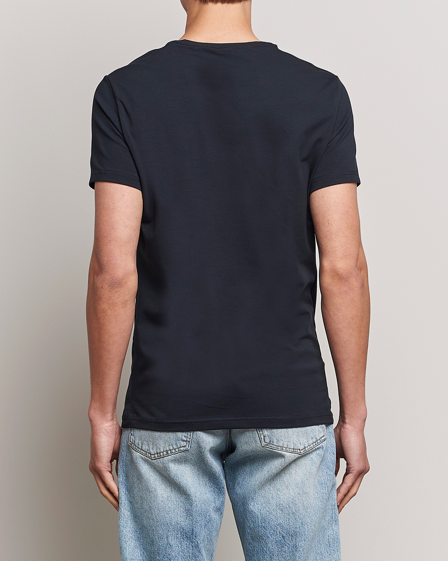 Uomini | T-shirt | Bread & Boxers | 2-Pack Crew Neck Tee Dark Navy