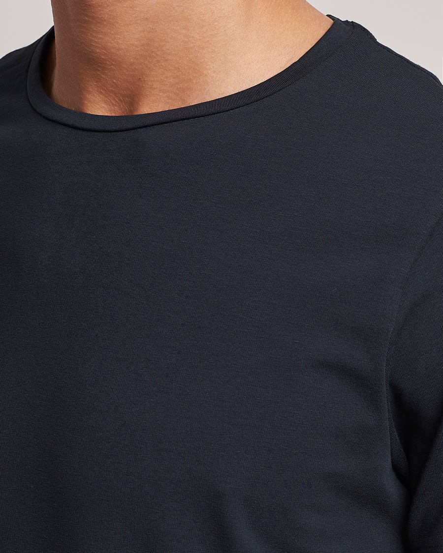 Uomini | T-shirt | Bread & Boxers | 2-Pack Crew Neck Tee Dark Navy