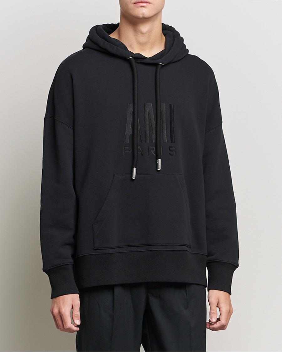Uomini | Maglieria | AMI | Oversize Logo Hoodie Hoodie