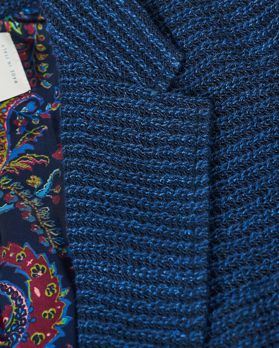 Uomini | Blazers | Etro | Jacquard Jersey Blazer Navy