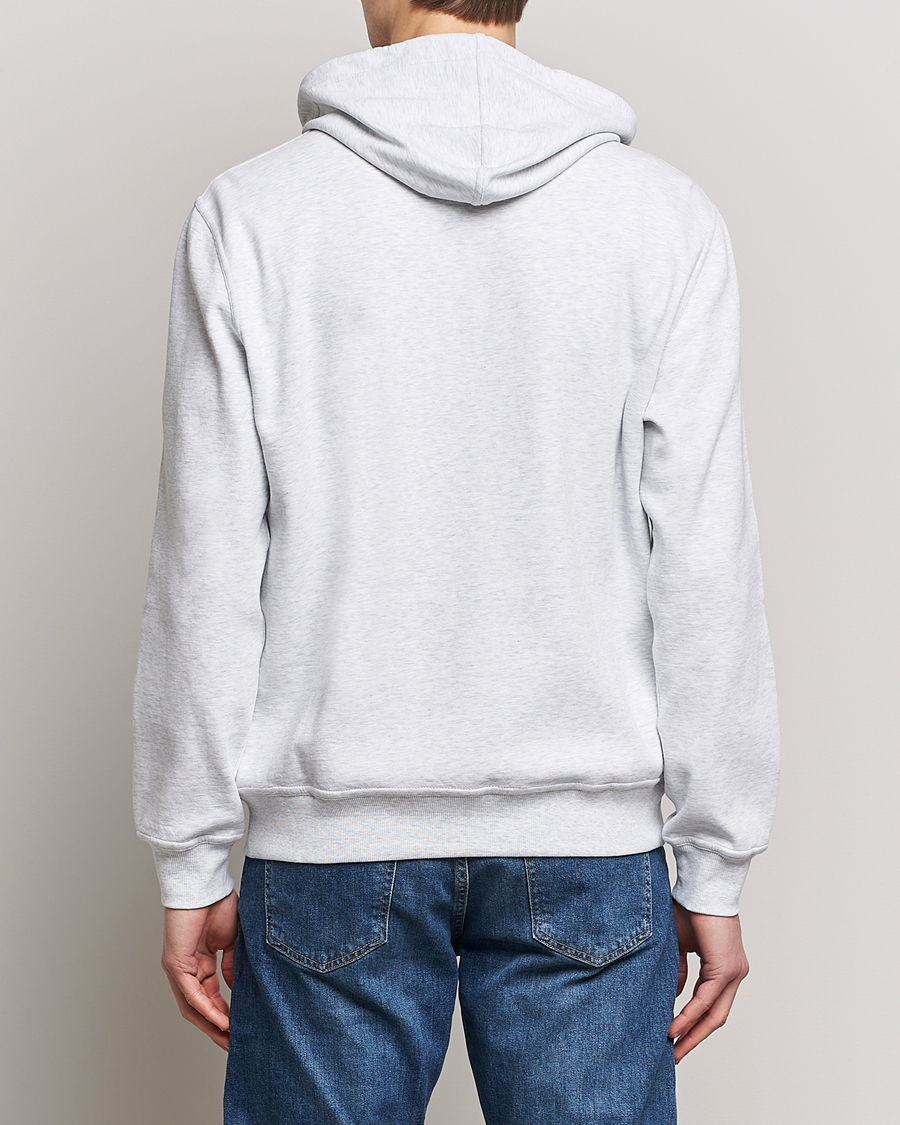 Uomini | Maglieria | Brunello Cucinelli | Soft Cotton Zip Hoodie Pearl Grey