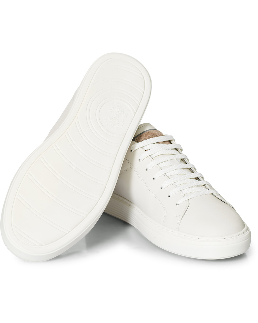 Uomini | Brunello Cucinelli Plain Sneaker White Calf | Brunello Cucinelli | Plain Sneaker White Calf