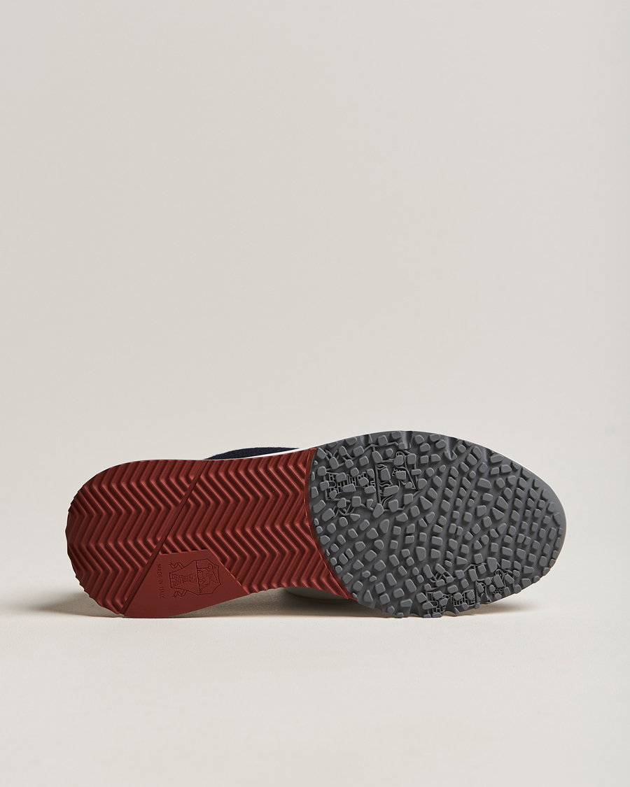 Uomini | Sneakers | Brunello Cucinelli | Mesh Running Sneakers Navy