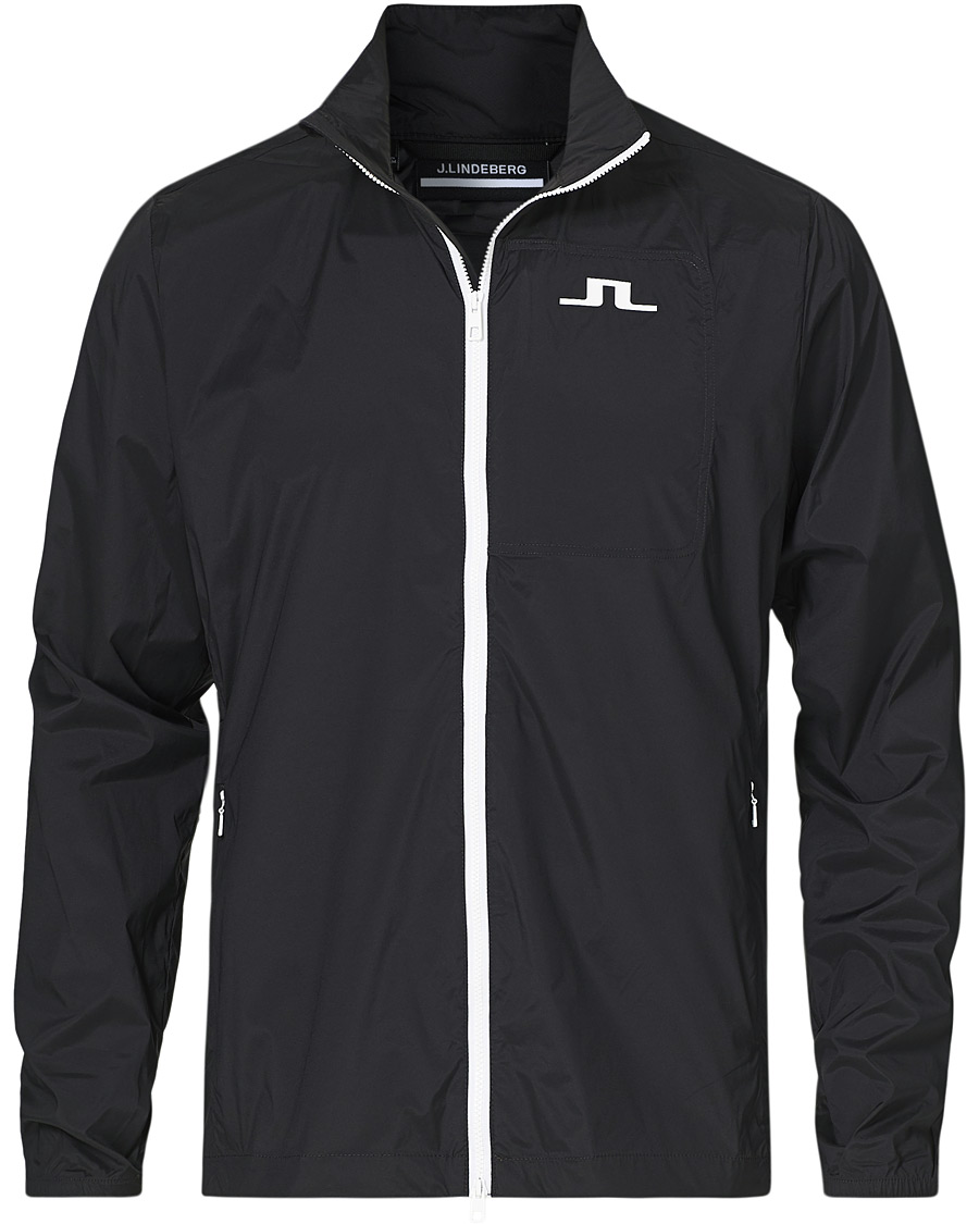 Uomini | Giacche | J.Lindeberg | Ash Light Packable Golf Jacket Black