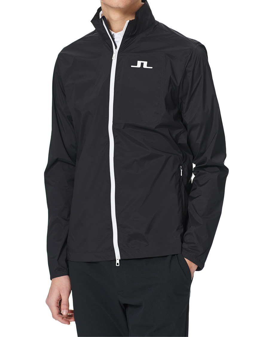 Uomini | Giacche | J.Lindeberg | Ash Light Packable Golf Jacket Black