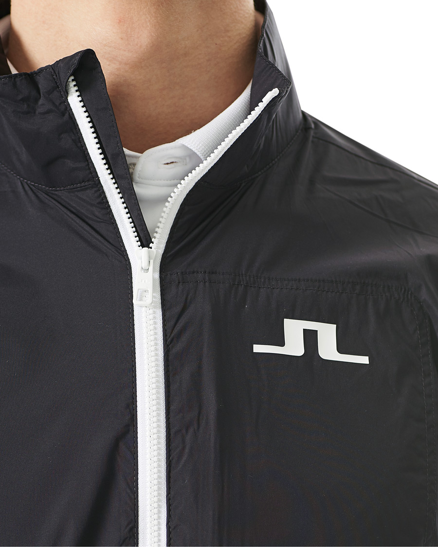 Uomini | Giacche | J.Lindeberg | Ash Light Packable Golf Jacket Black