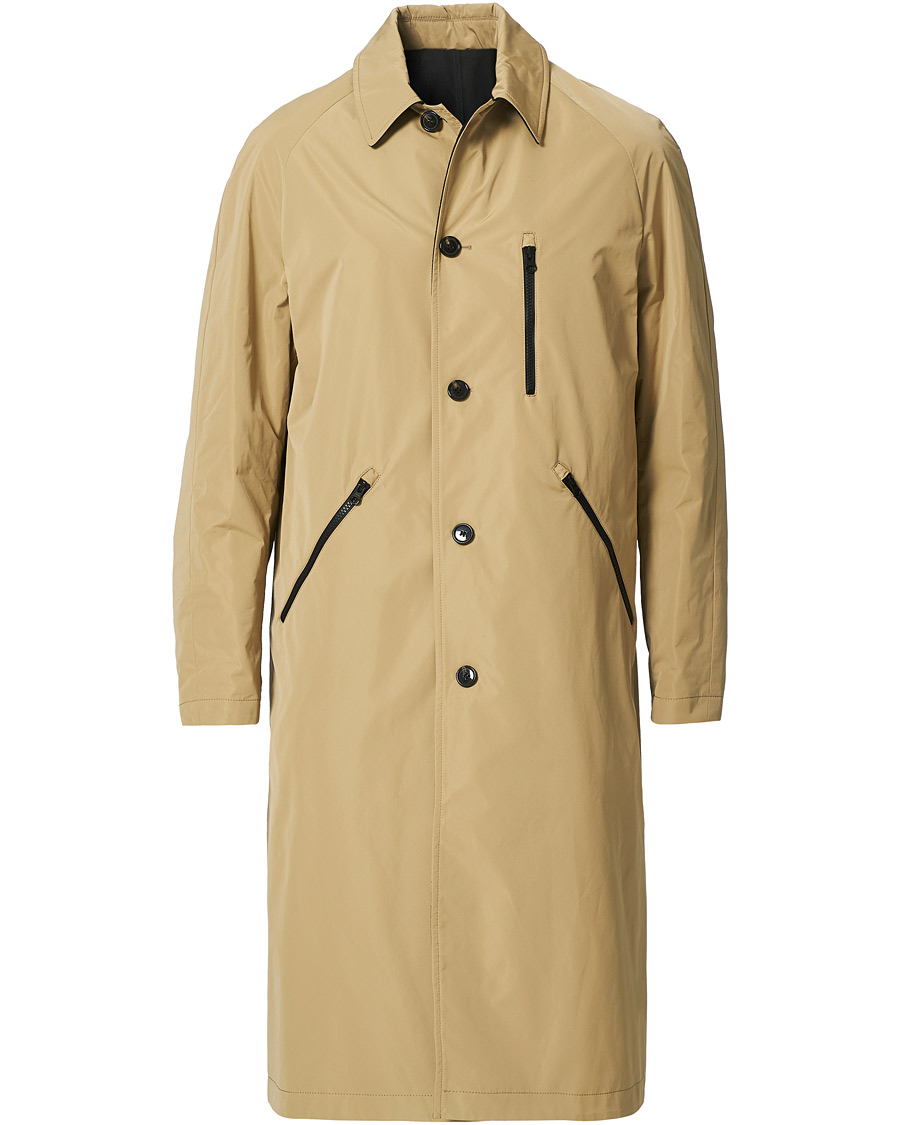 Uomini | Giacche | J.Lindeberg | Herbert Reversible Mac Coat Batique Khaki