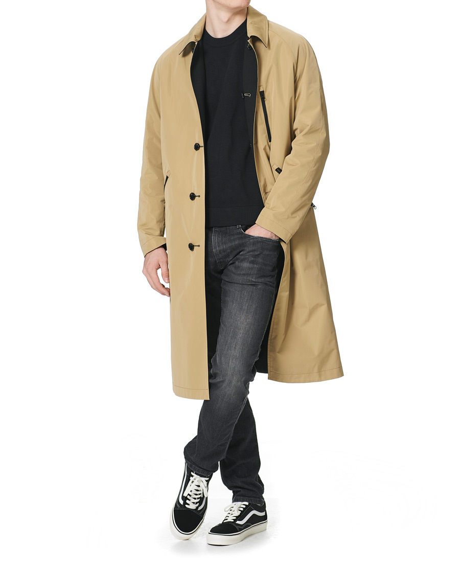 Uomini | Giacche | J.Lindeberg | Herbert Reversible Mac Coat Batique Khaki