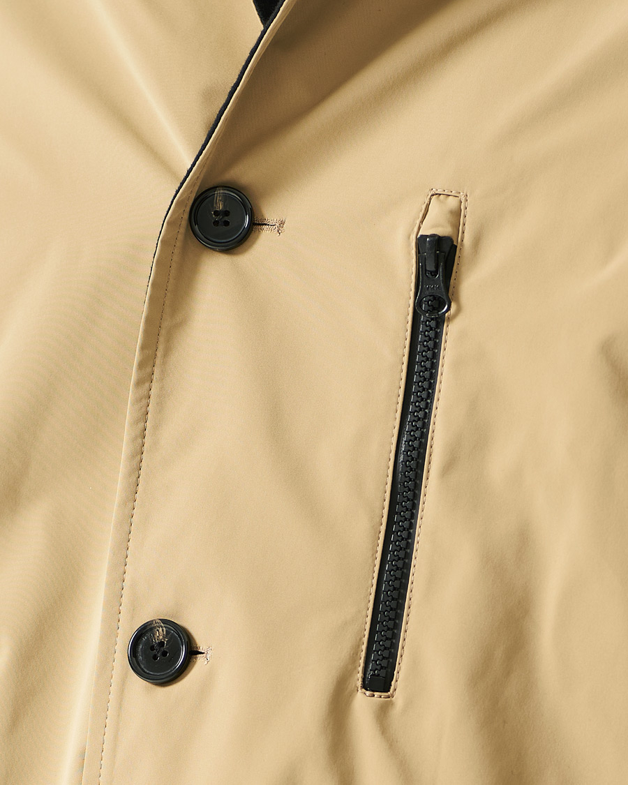 Uomini | Giacche | J.Lindeberg | Herbert Reversible Mac Coat Batique Khaki