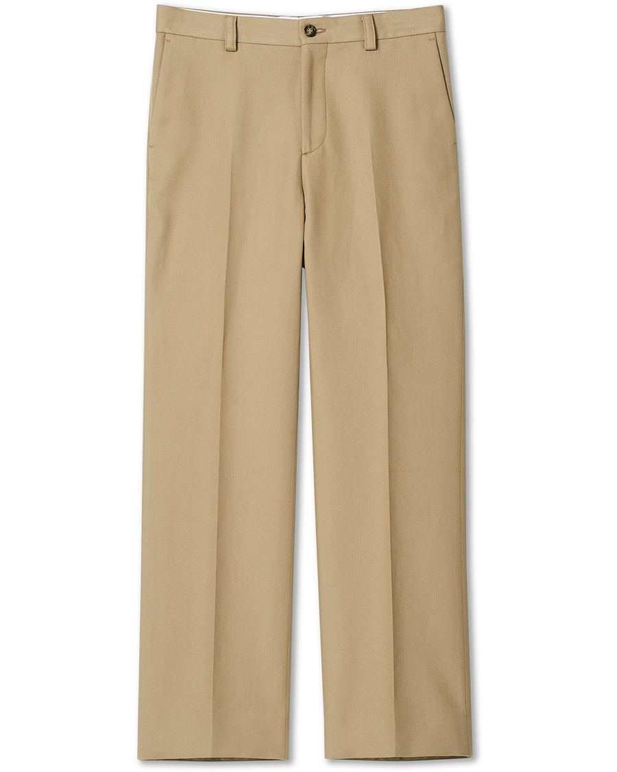 Uomini | Pantaloni | J.Lindeberg | Haij Double Weaved Trousers Batique Khaki