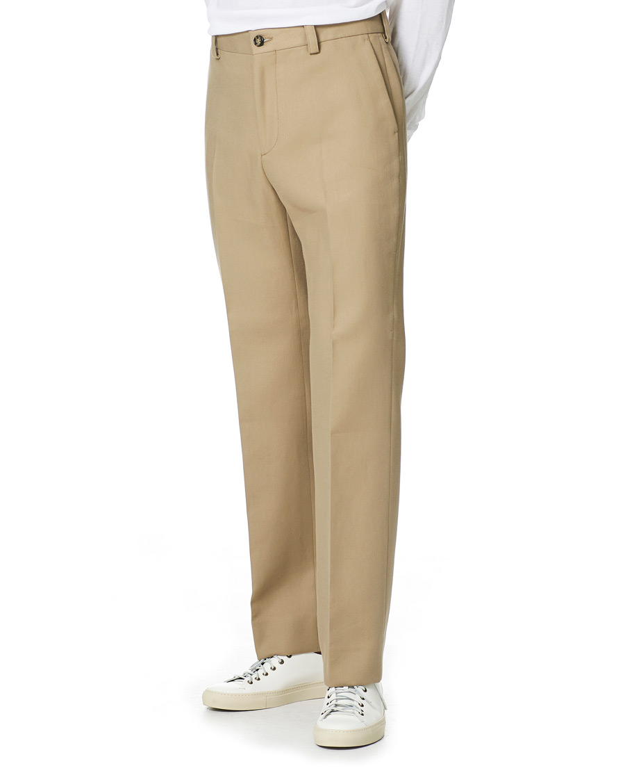 Uomini | Pantaloni | J.Lindeberg | Haij Double Weaved Trousers Batique Khaki