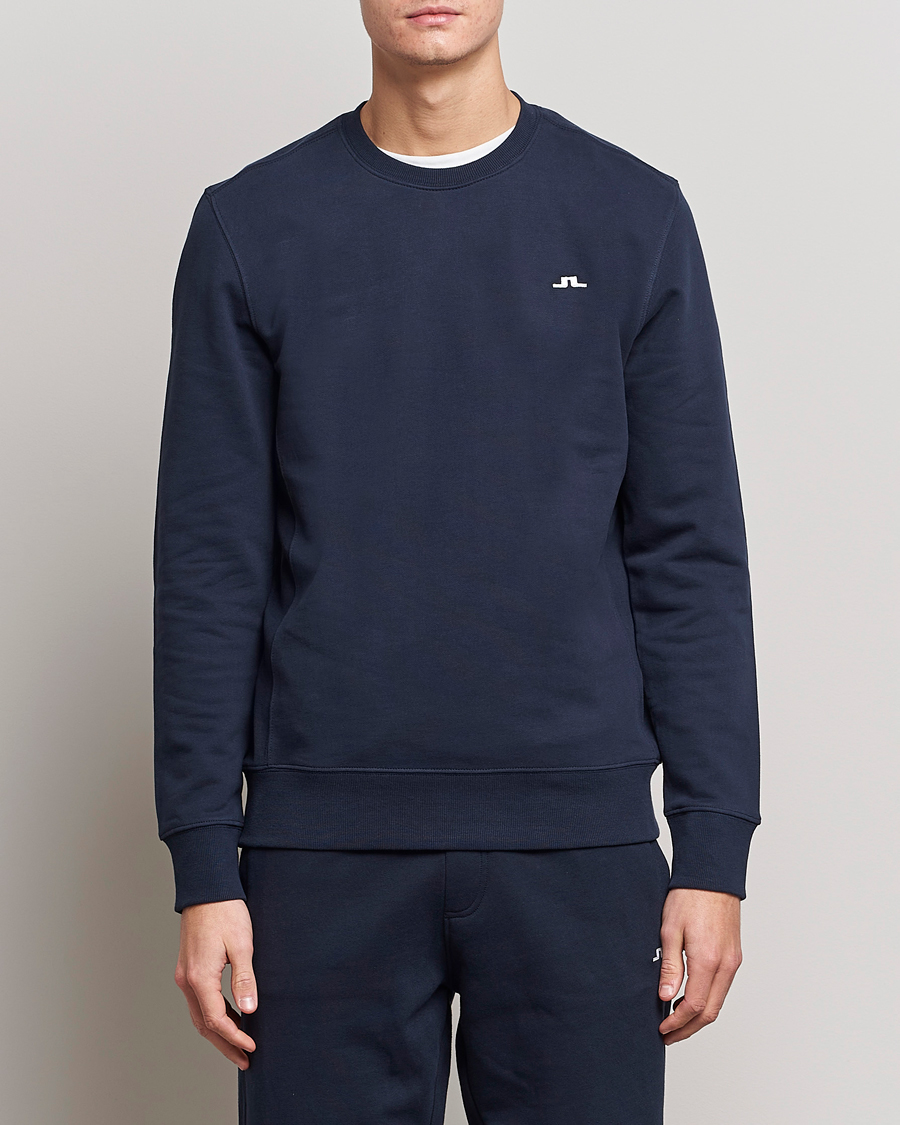 Uomini | Maglieria | J.Lindeberg | Cal Crew Neck Sweat Navy