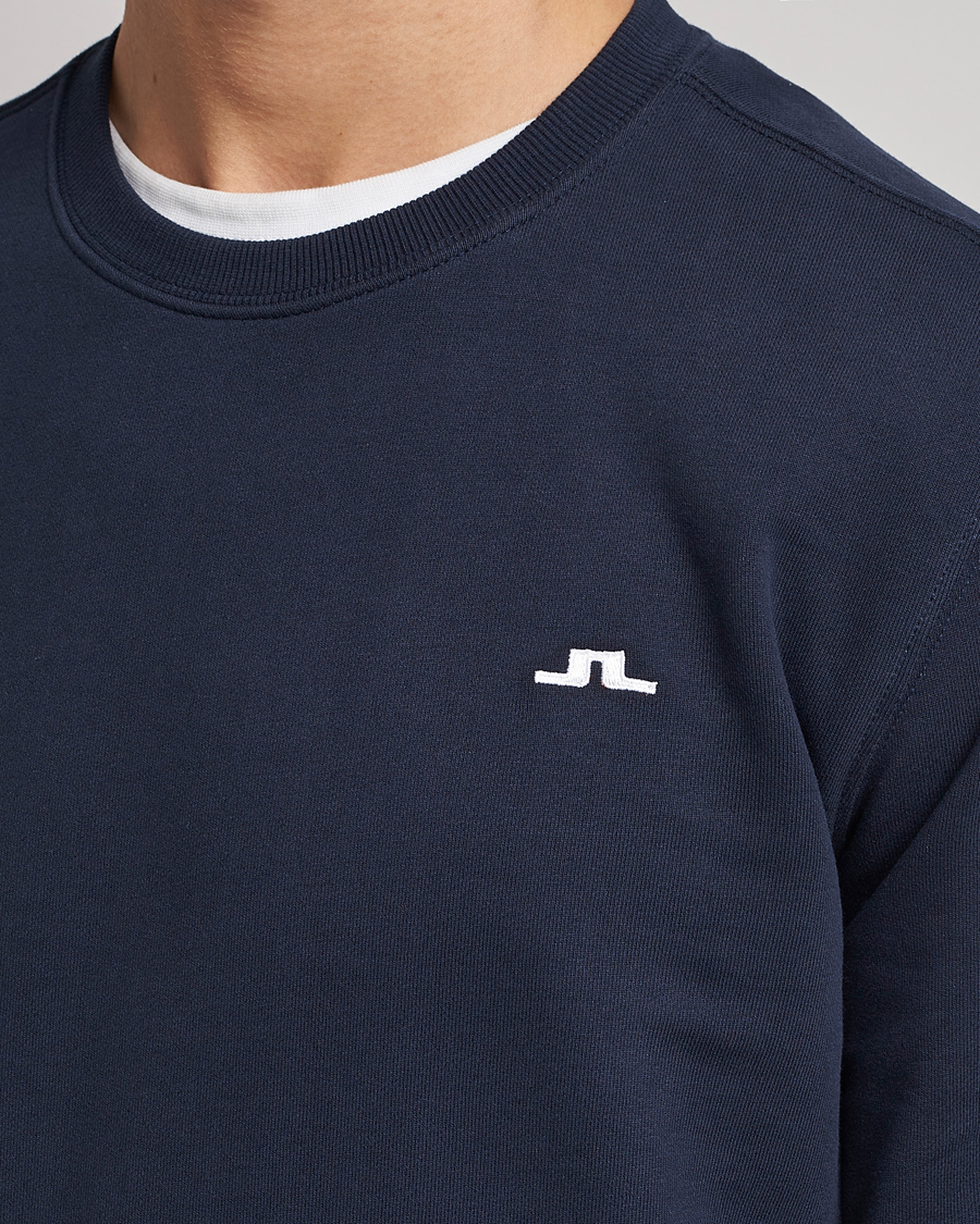 Uomini | Maglieria | J.Lindeberg | Cal Crew Neck Sweat Navy