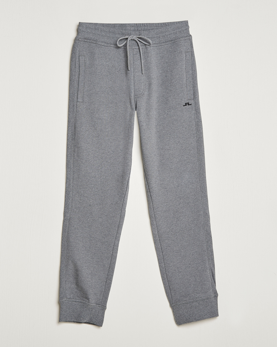 Uomini | Pantaloni | J.Lindeberg | Cal Sweat Pant Grey Melange