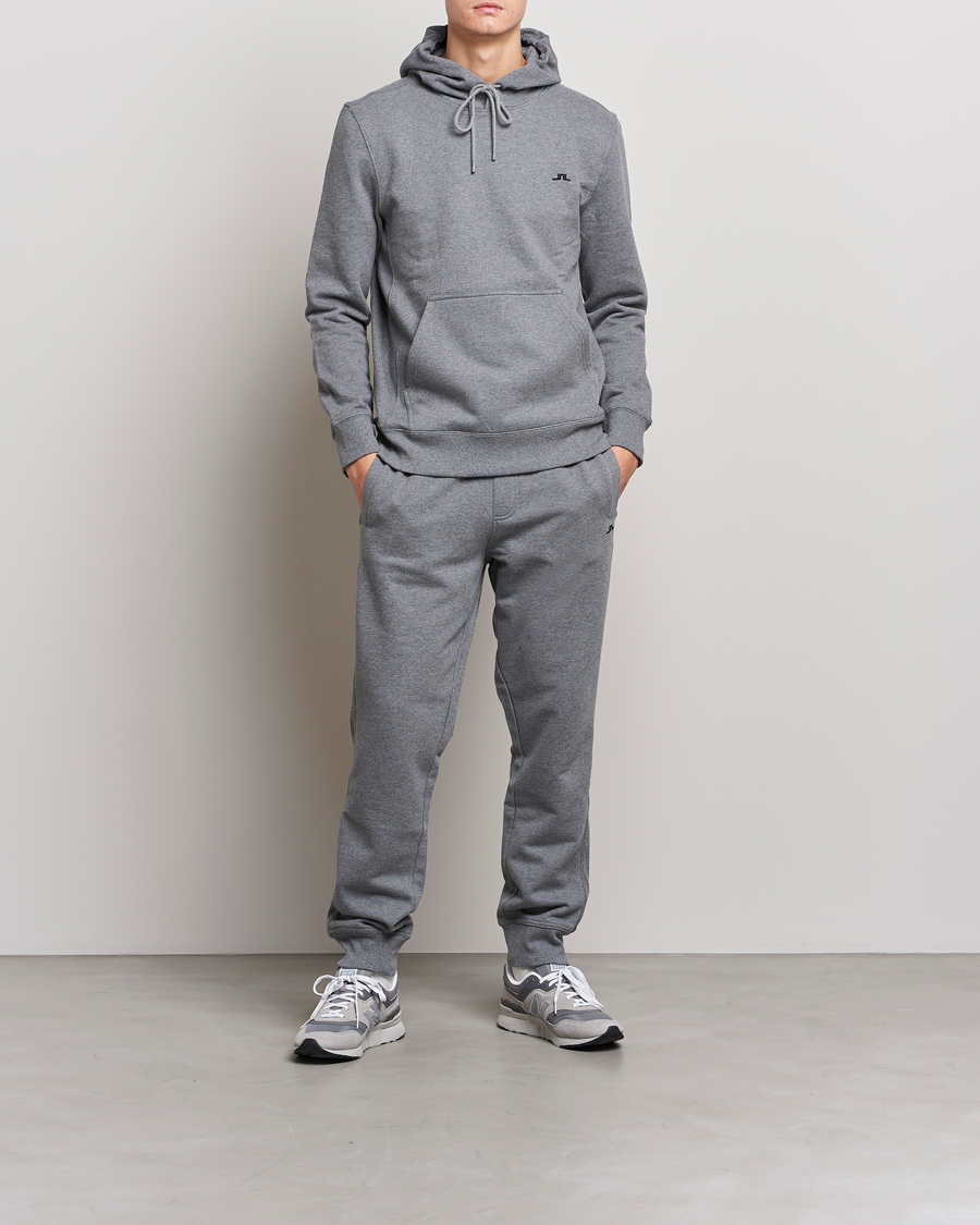 Uomini | Pantaloni | J.Lindeberg | Cal Sweat Pant Grey Melange
