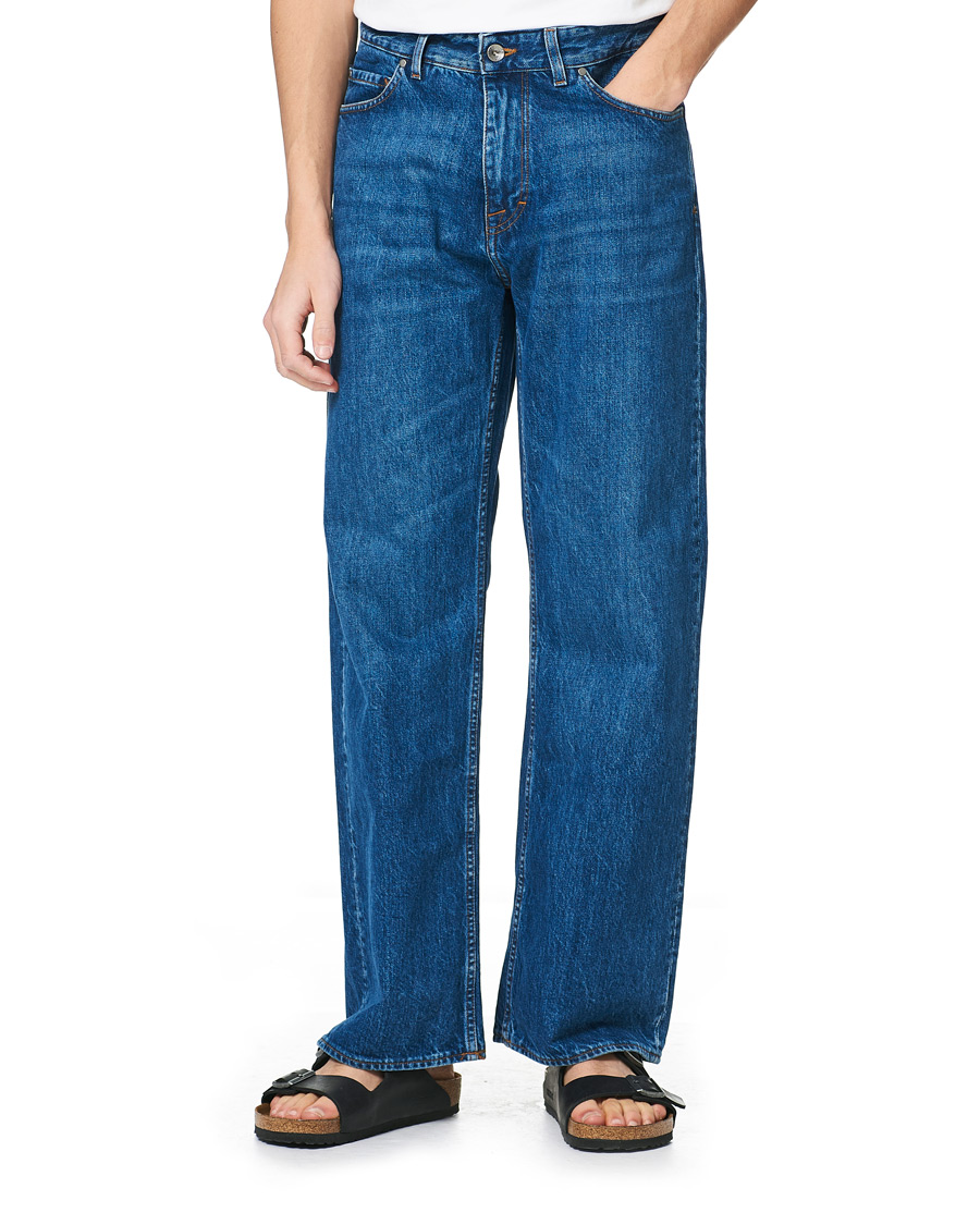 Uomini | Jeans | Tiger of Sweden | Tille Cotton Jeans Royal Blue